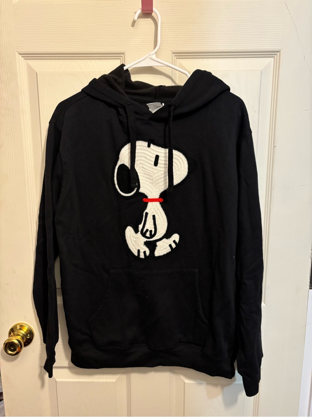 Black Snoopy Graphic Hoodie Sweater - Women’s